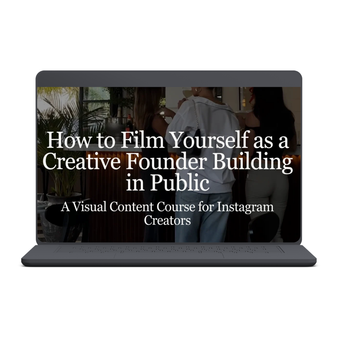 Andi Alleman – Oui, We Roll (How to Film Yourself as a Creative Founder Building in Public)